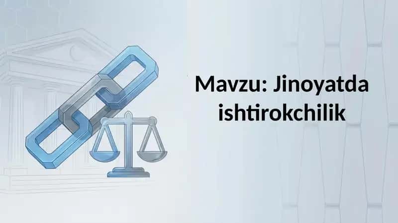 Jinoyatda ishtirokchilik
