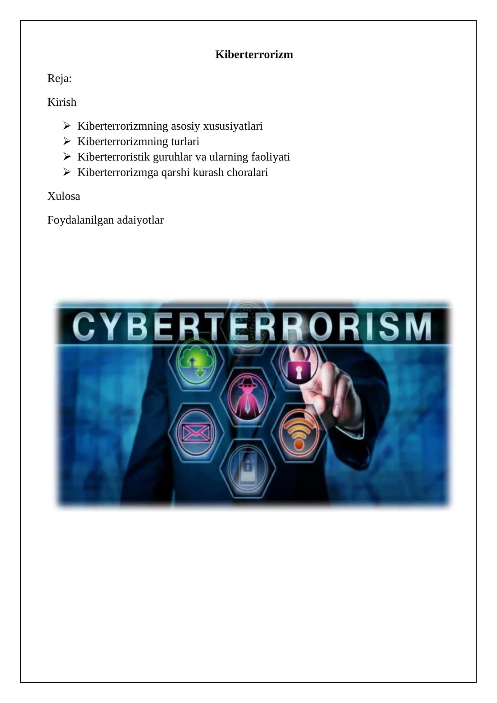 Kiberterrorizm