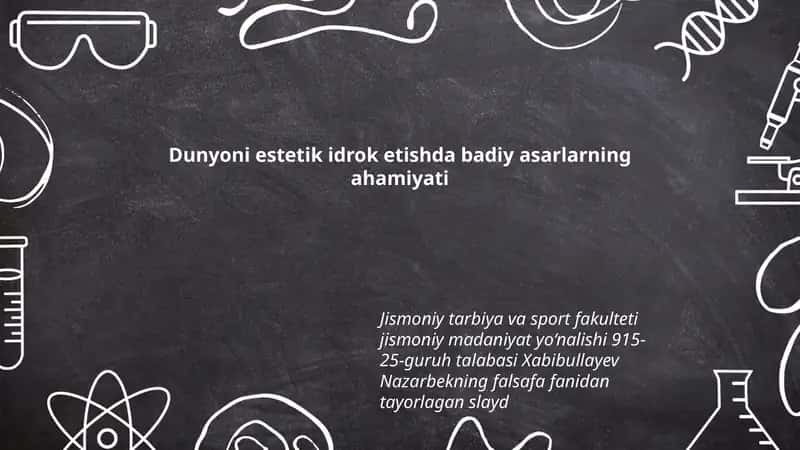 Xabibullayev Nazarbekning falsafa fanidan tayorlagan slayd