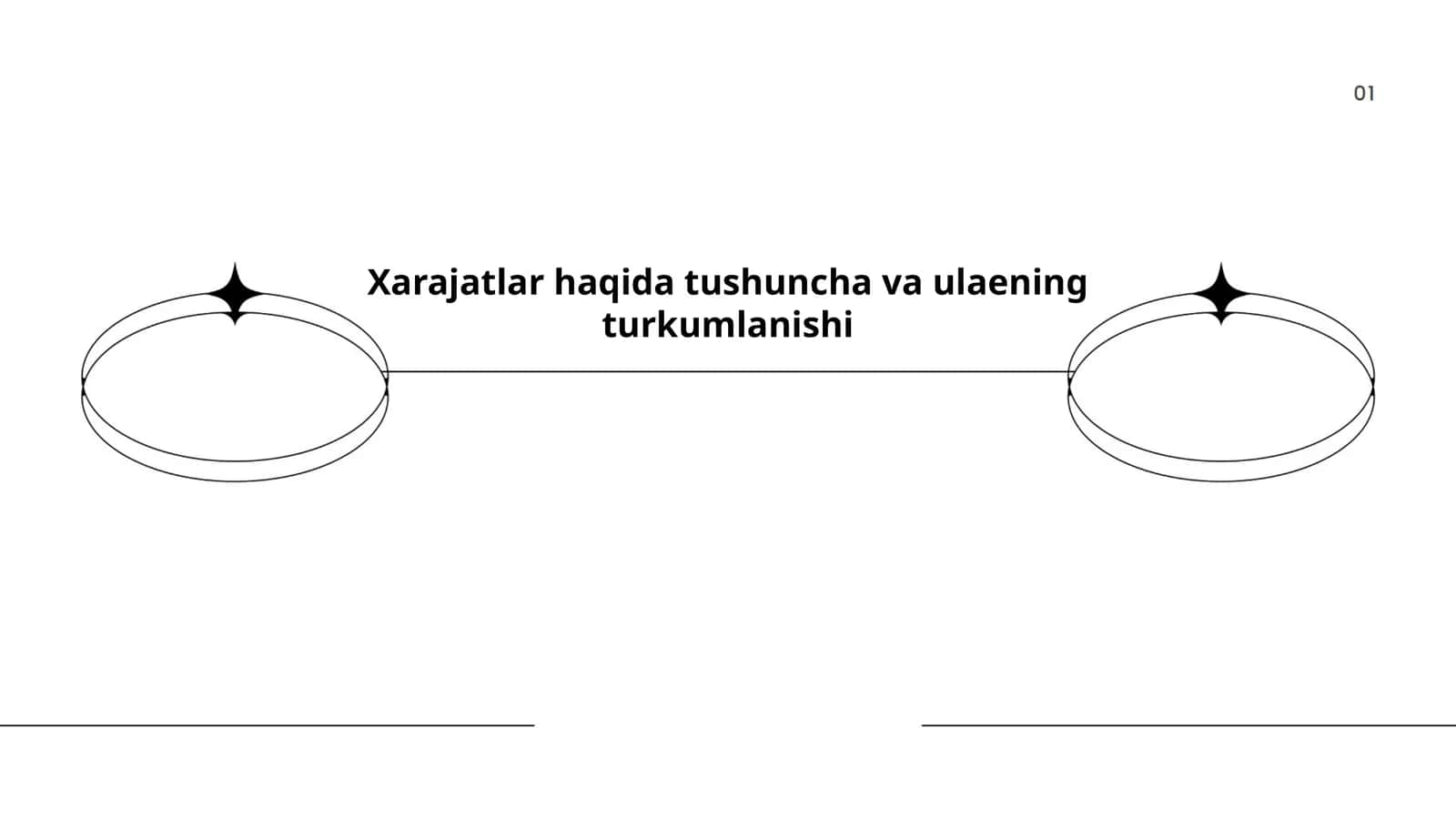 Xarajatlar haqida tushuncha va ulaening turkumlanishi