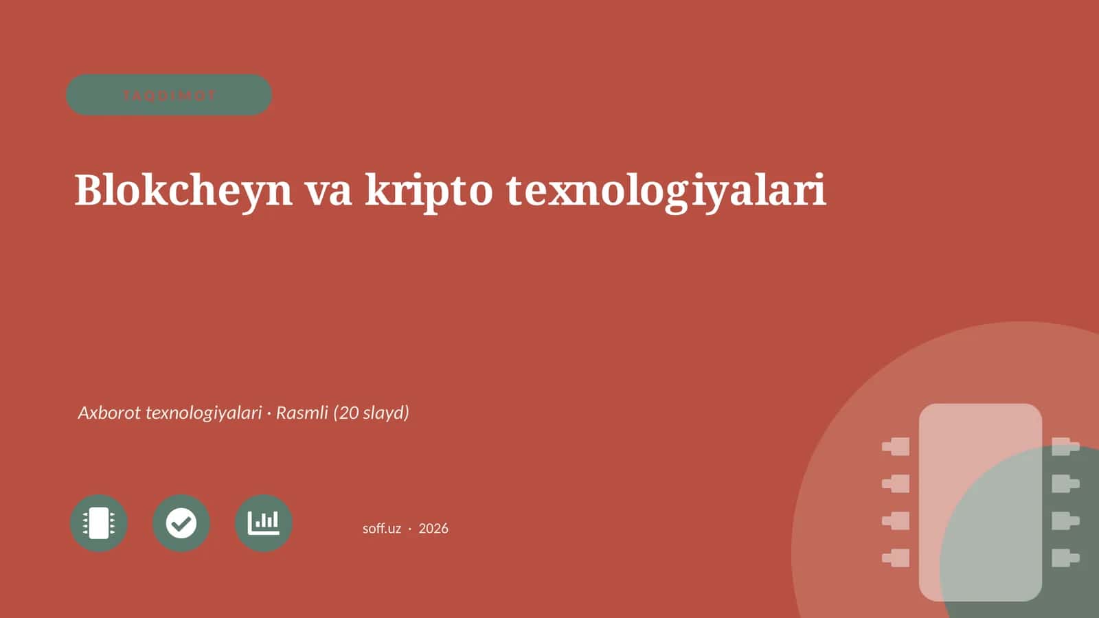 Blokcheyn va kripto texnologiyalari