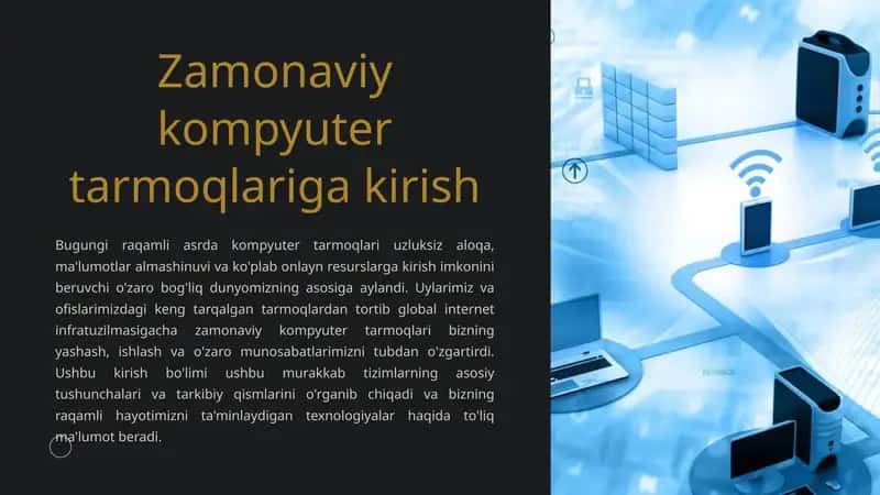 Zamonaviy Kompyuter Tarmoqlari