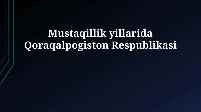 Qoraqalpogiston Respublikasi Konstitutsiyasi