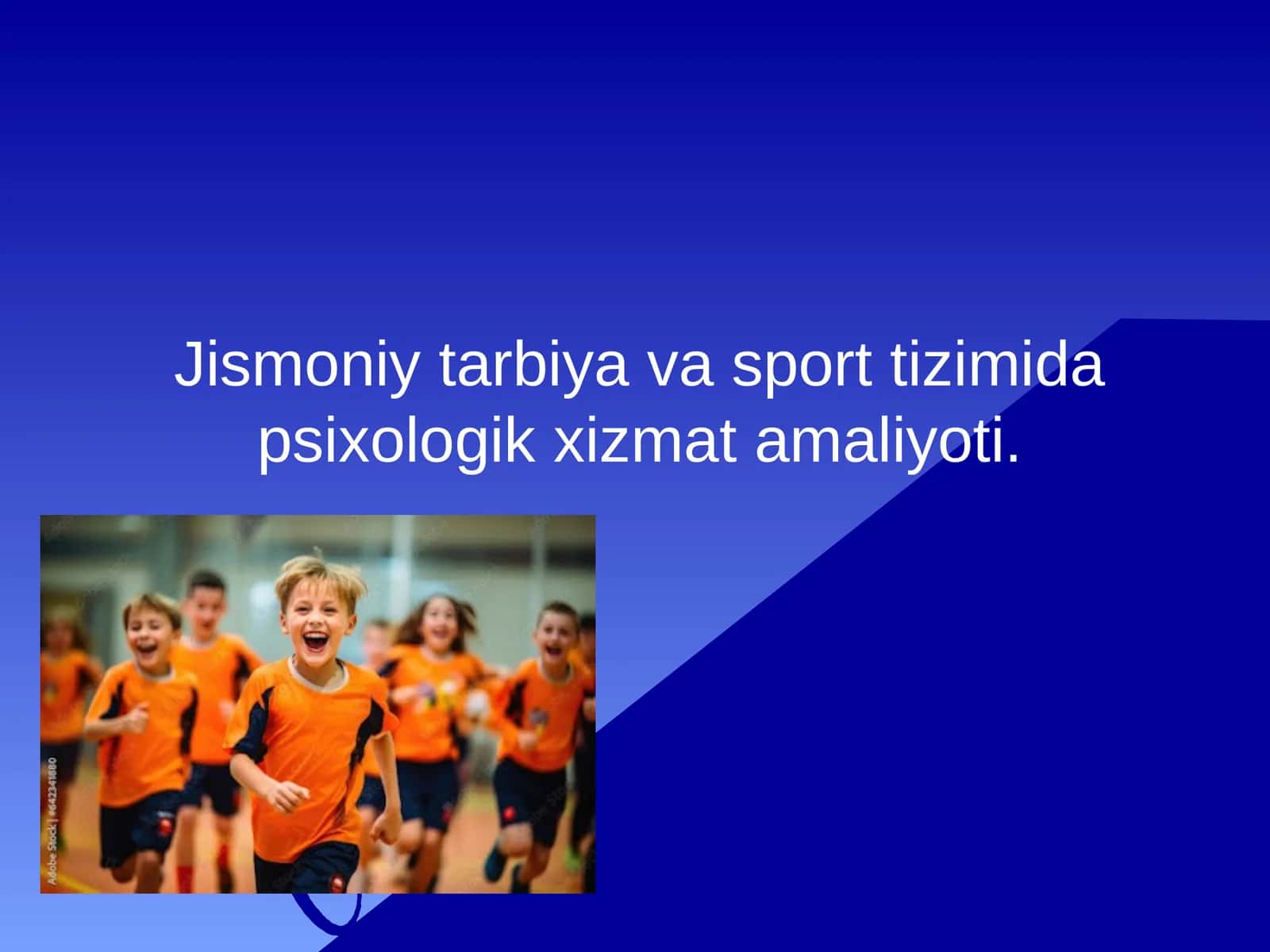 Jismoniy tarbiya va sport tizimida psixologik xizmat amaliyoti.