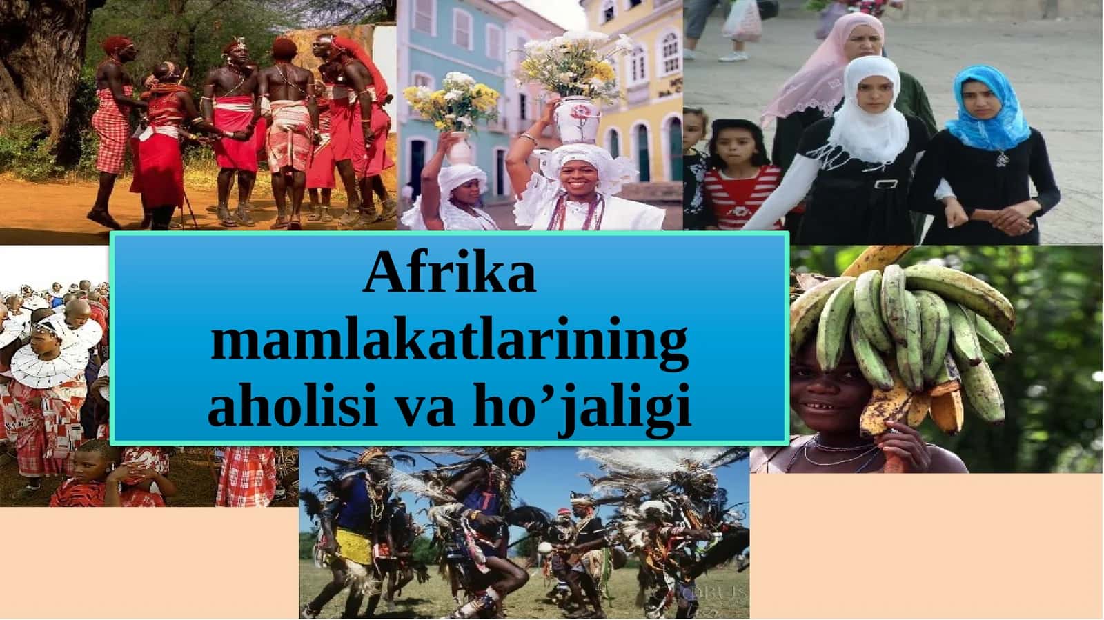 Afrika mamlakatlarining aholisi va ho’jaligi