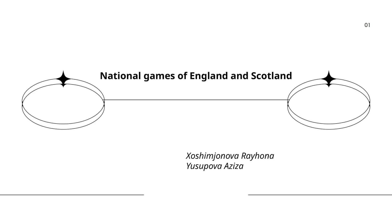 National games of England and Scotland