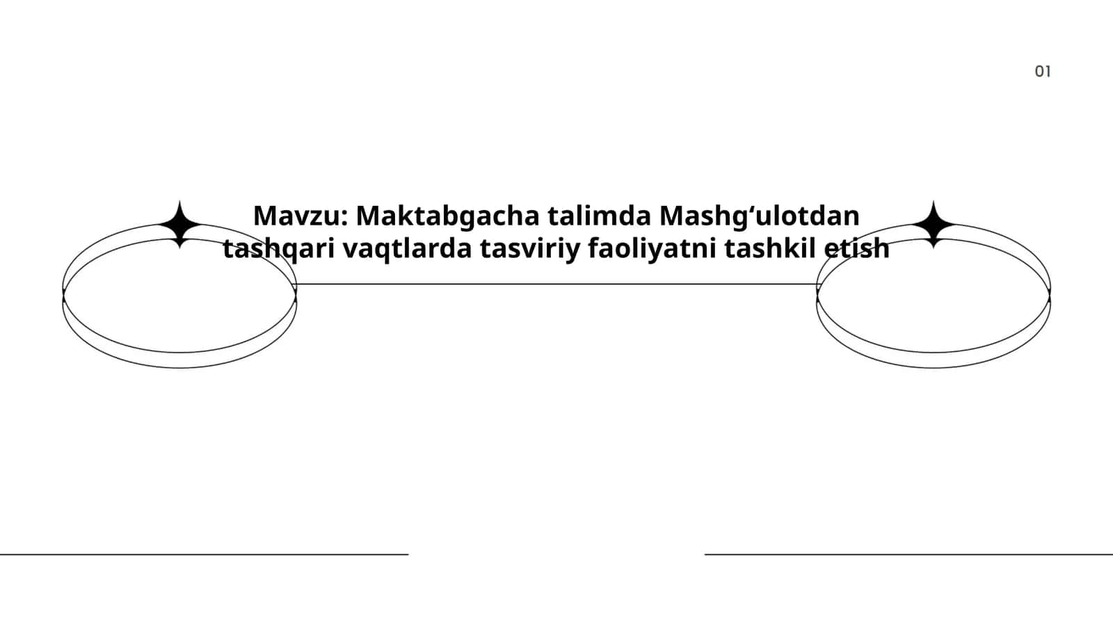 Maktabgacha talimda Mashgʻulotdan tashqari vaqtlarda tasviriy faoliyatni tashkil etish