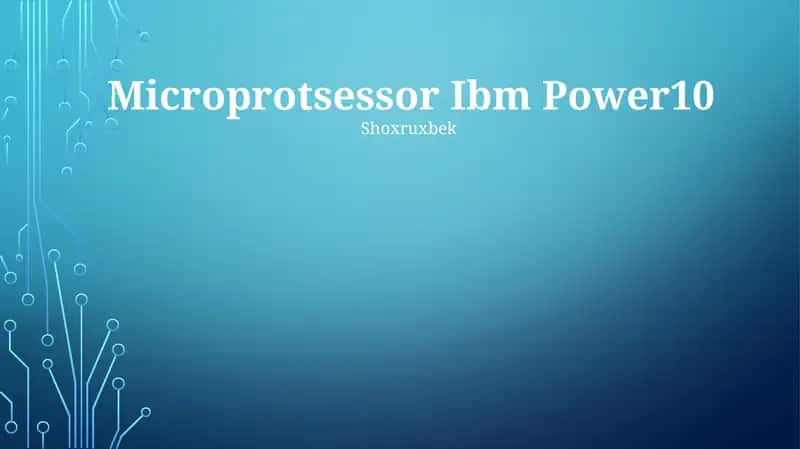 IBM Power10