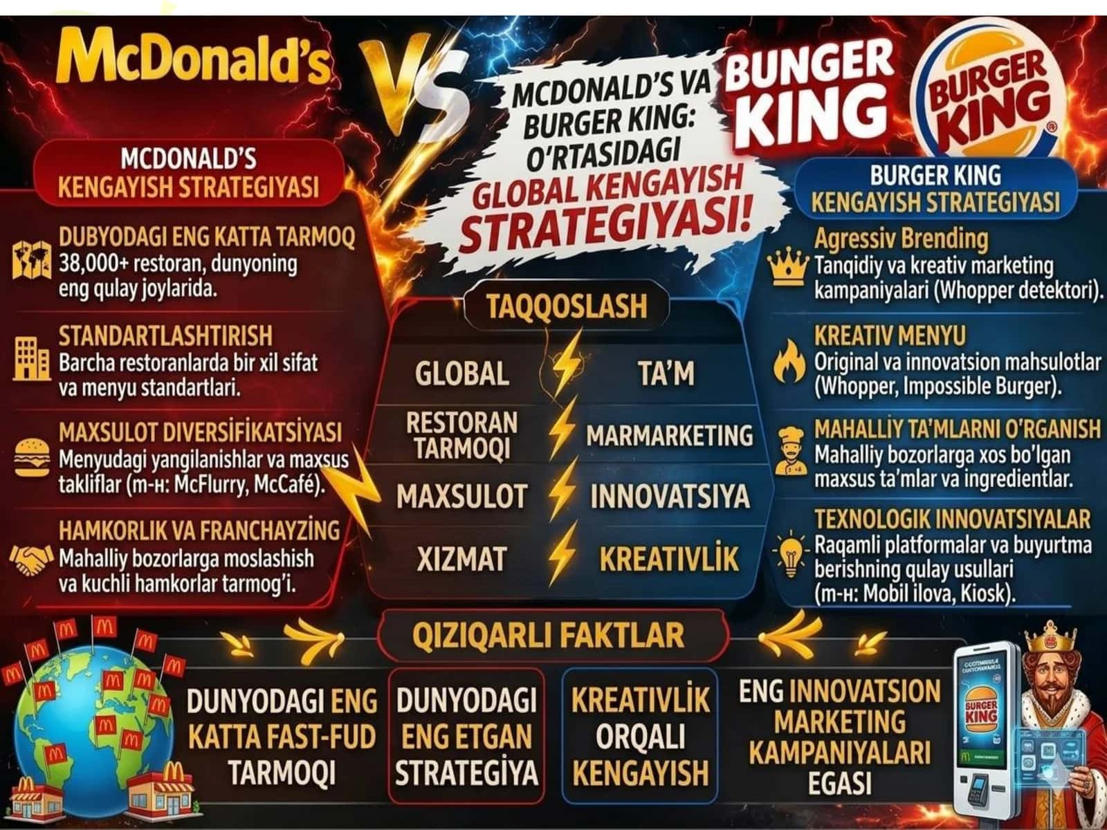 McDonald's va Burger king