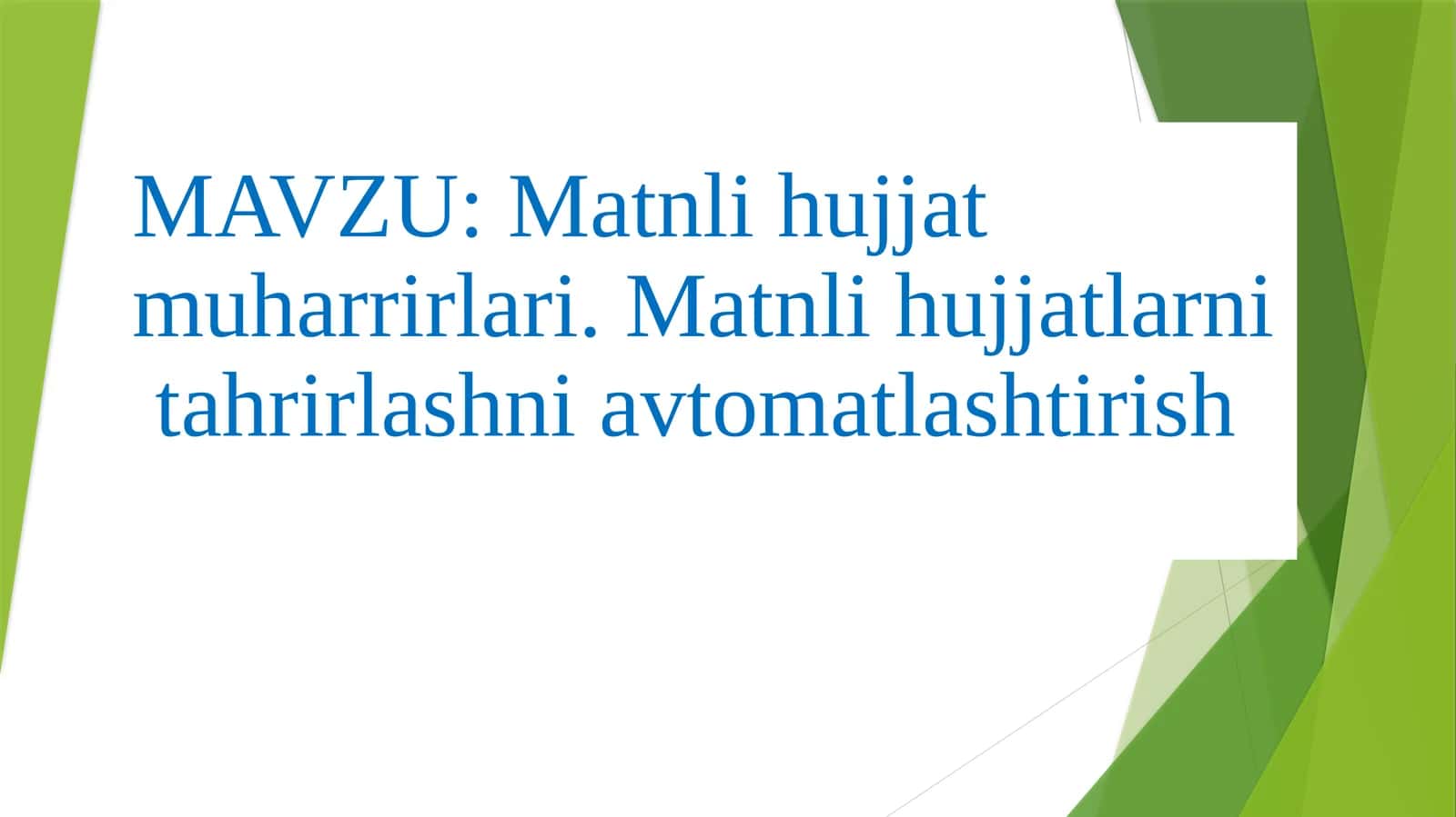 Matnli hujjat muharrirlari