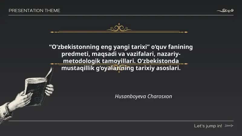 O‘zbekistonning eng yangi tarixi