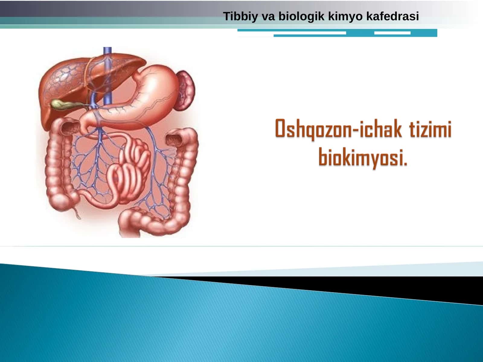 Tibbiy va biologik kimyo kafedrasi