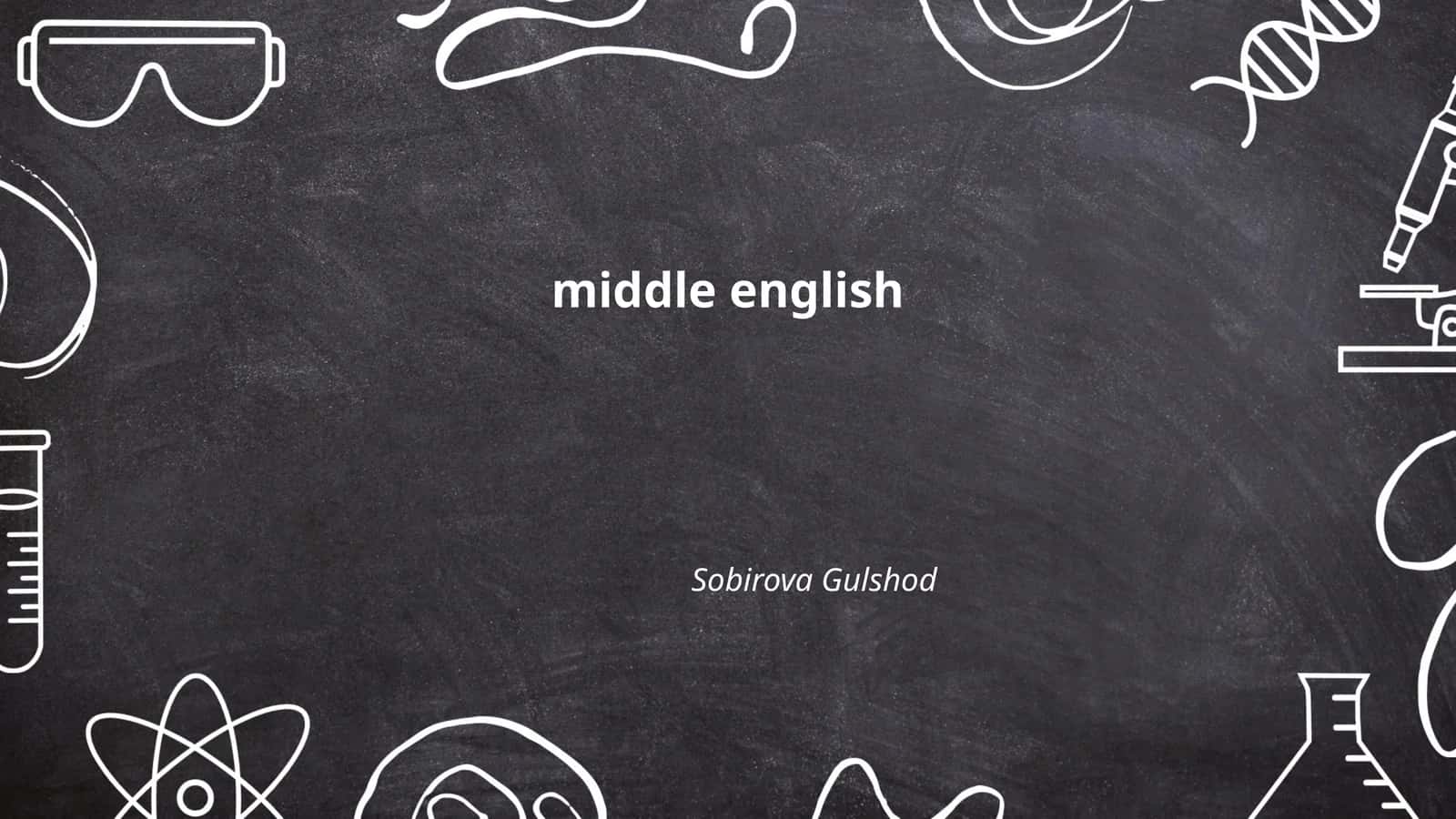 Middle English Language Development