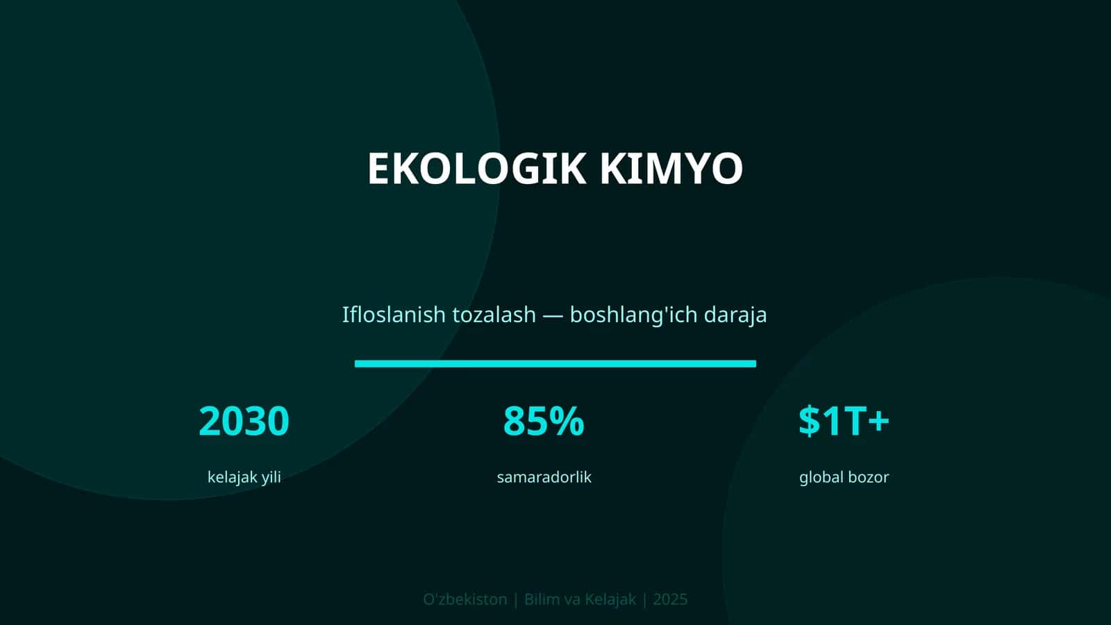 Ekologik kimyo