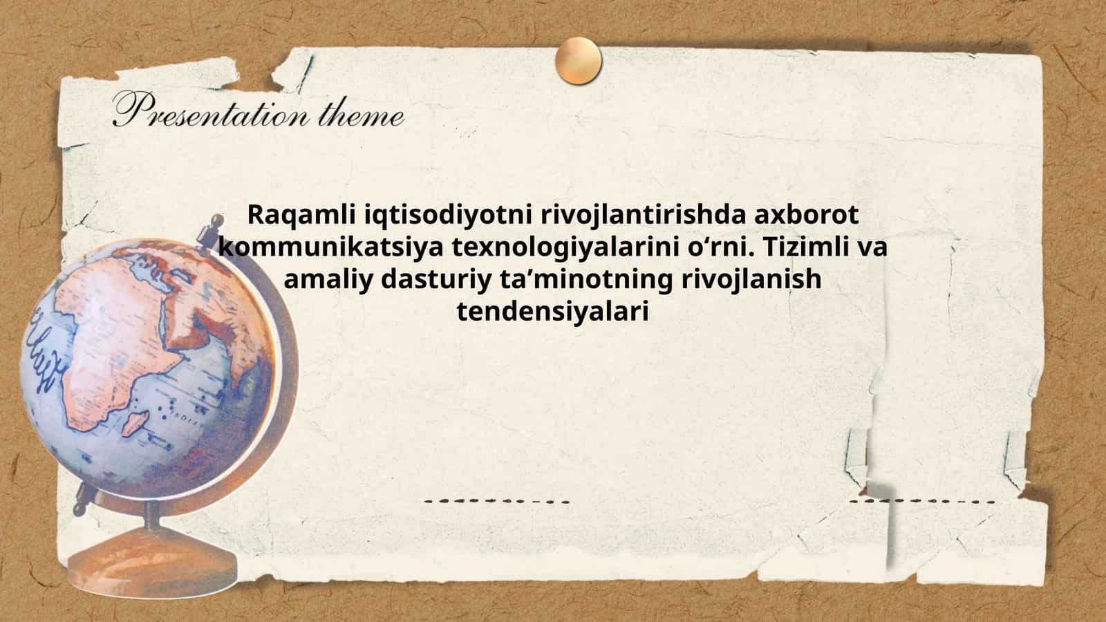 Raqamli iqtisodiyotni rivojlantirishda axborot kommunikatsiya texnologiyalarini oʻrni