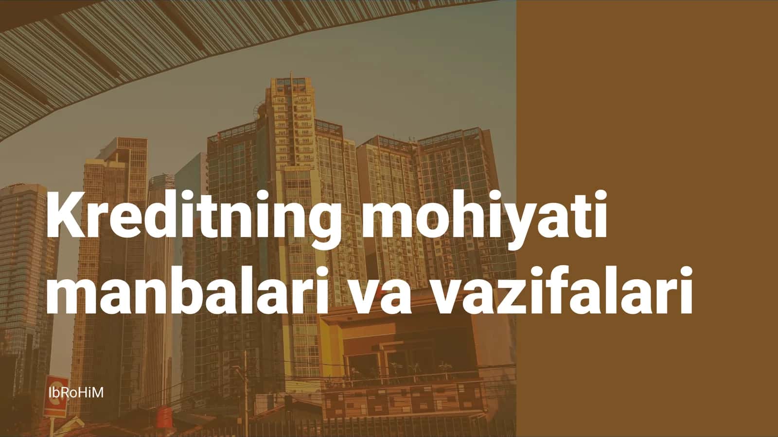 Kreditning mohiyati va vazifalari