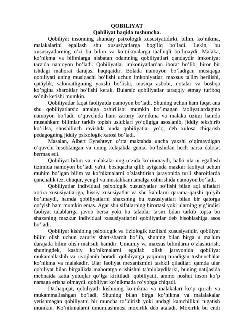 QOBILIYAT