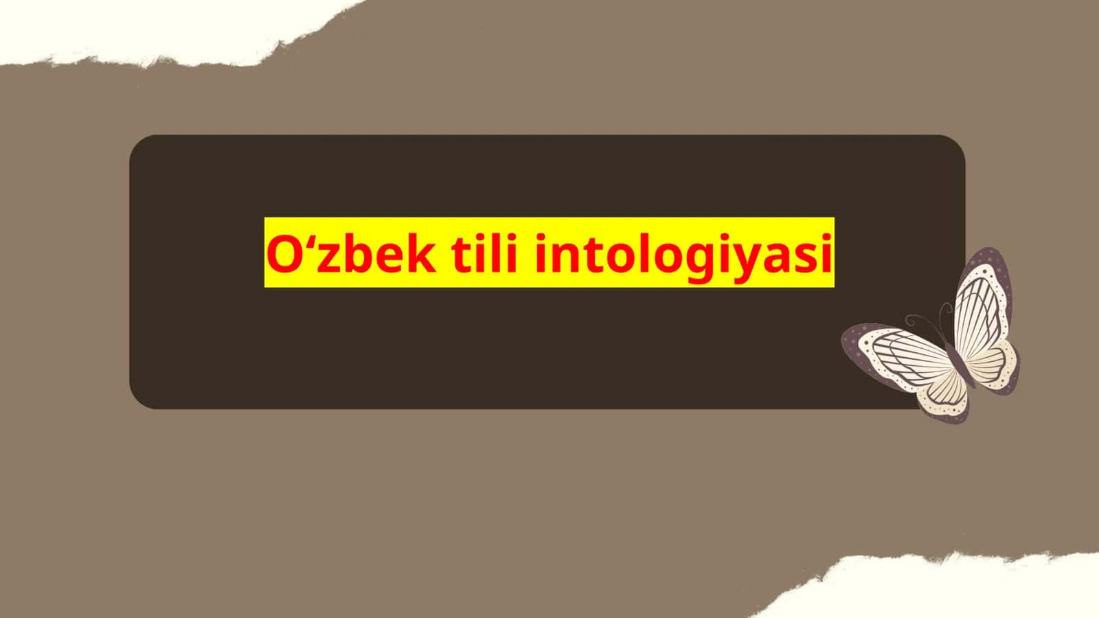 Oʻzbek tili intologiyasi