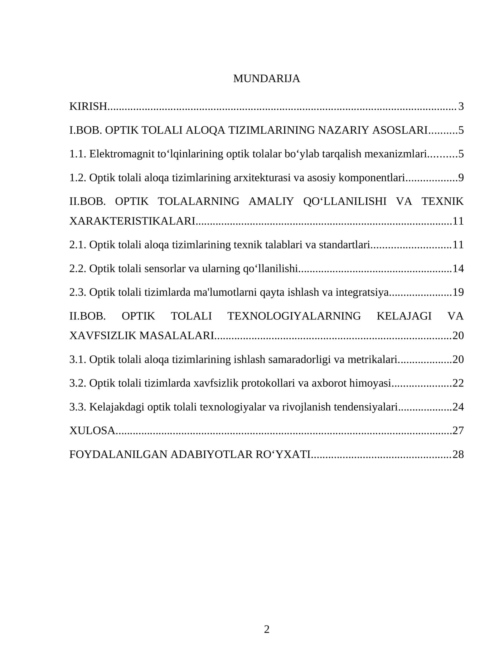 Elektromagnit to'lqinlarini optik nur tolalarda qollanilishi.docx