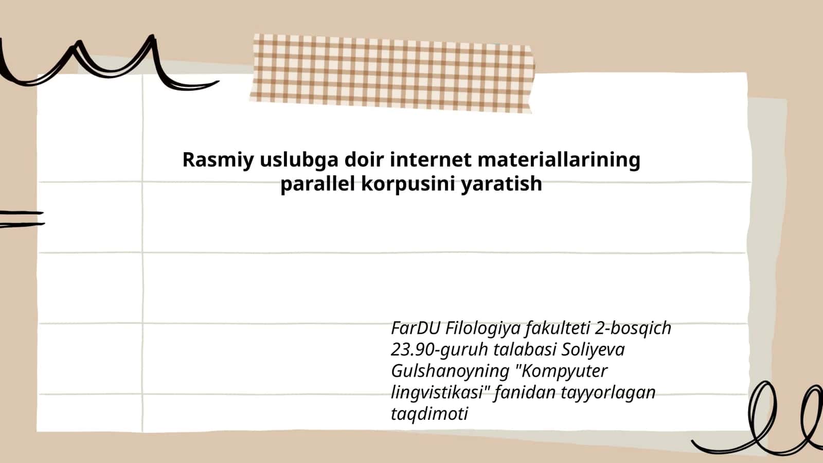 Kompyuter lingvistikasi