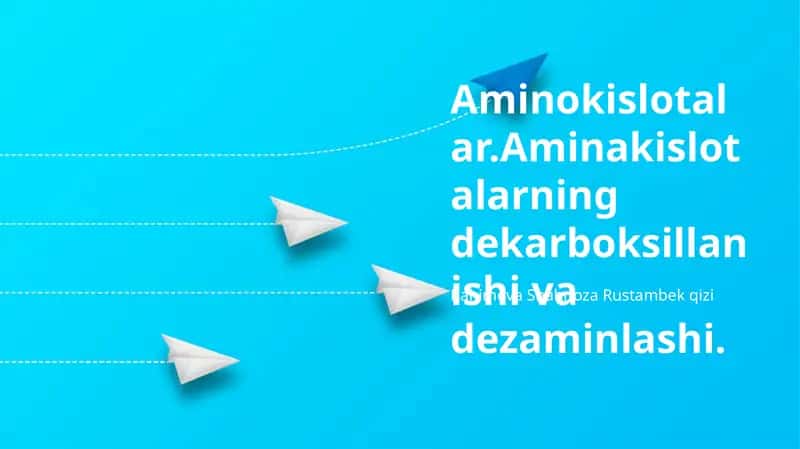 Aminokislotalar