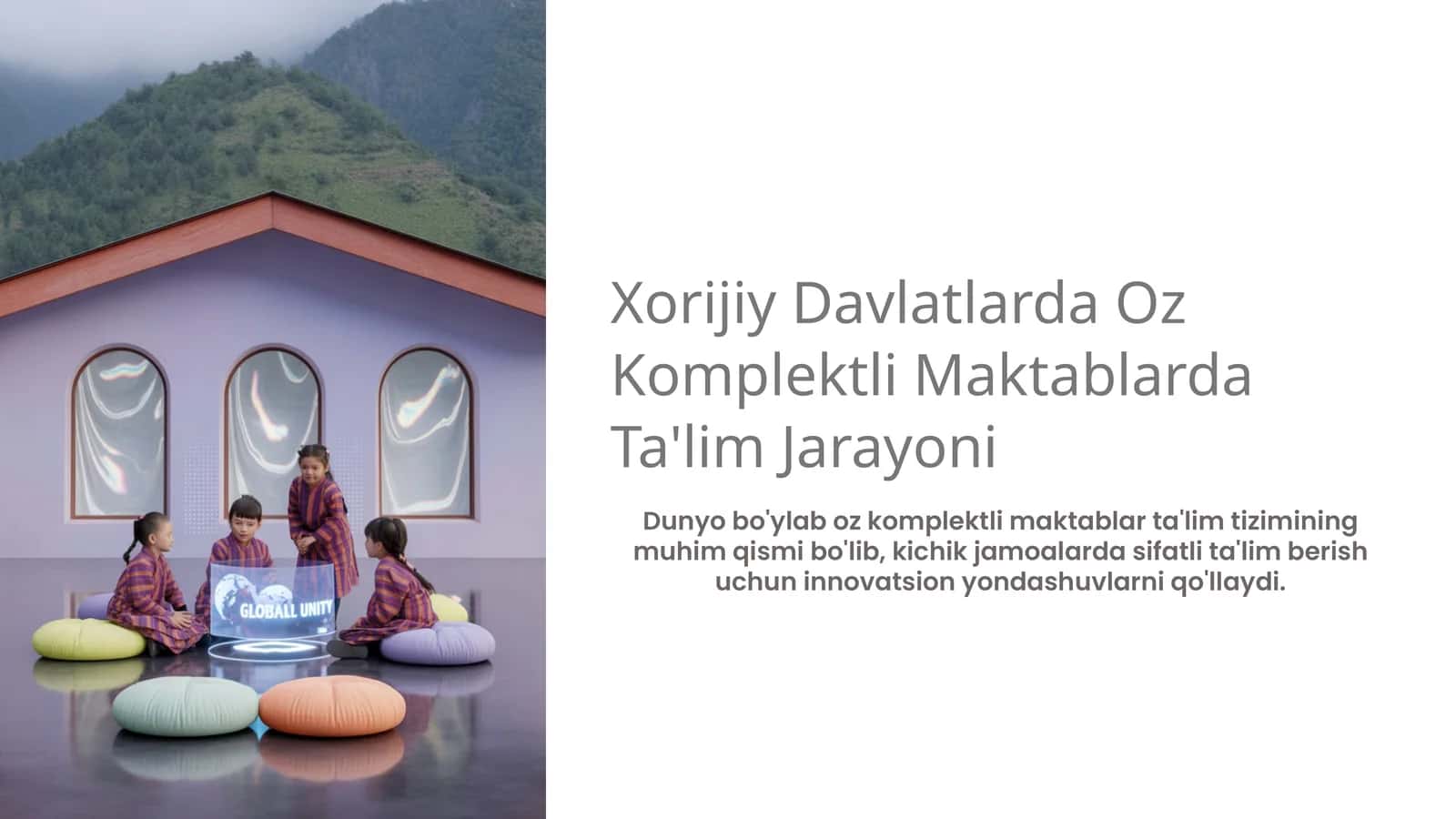Xorijiy Davlatlarda Oz Komplektli Maktablarda Ta'lim Jarayoni