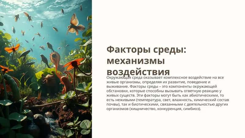 Факторы среды: механизмы воздействия