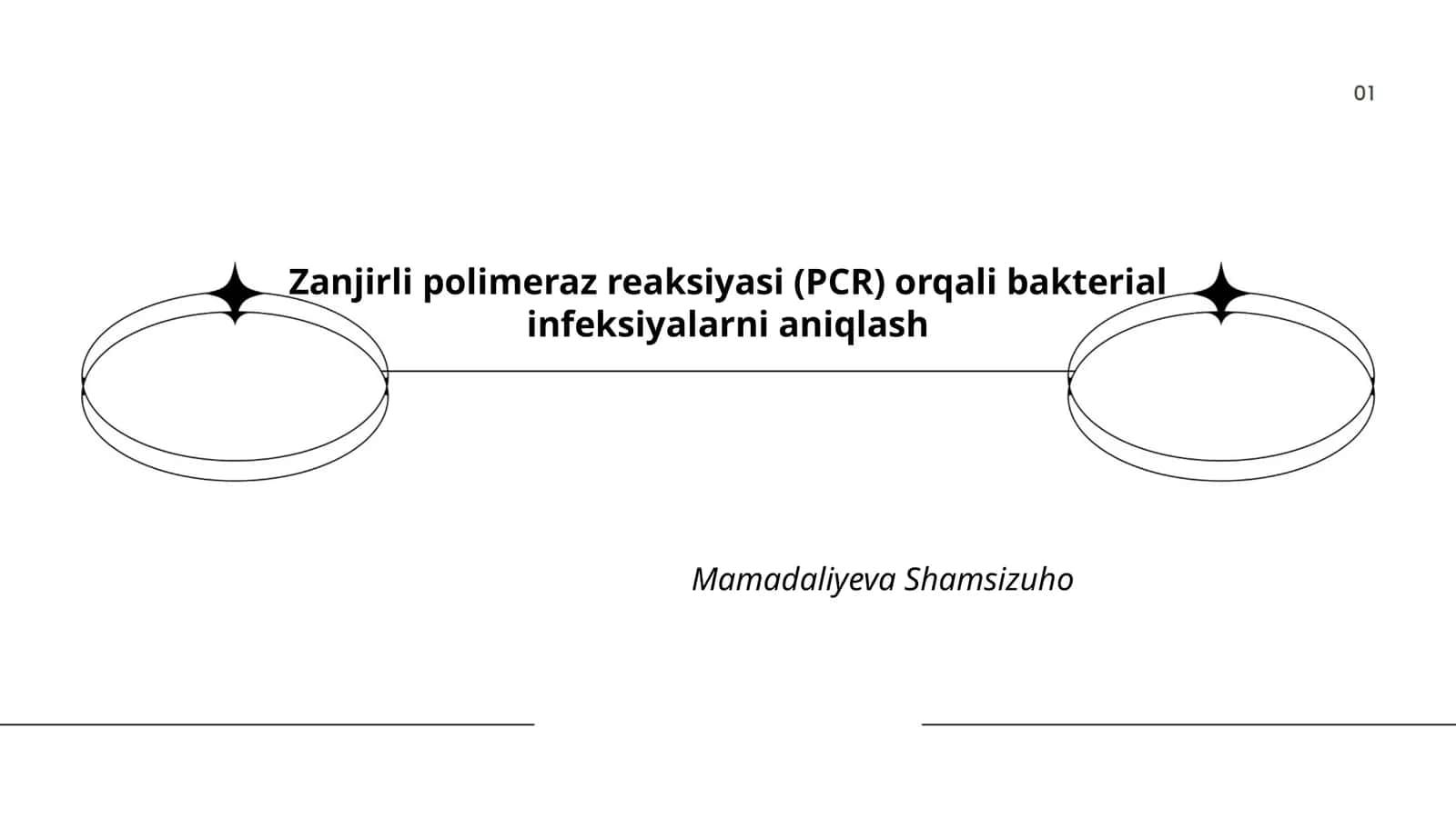 Zanjirli polimeraz reaksiyasi (PCR) orqali bakterial infeksiyalarni aniqlash