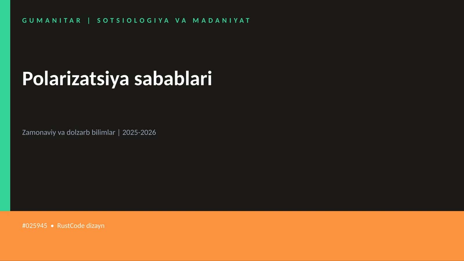 Polarizatsiya sabablari