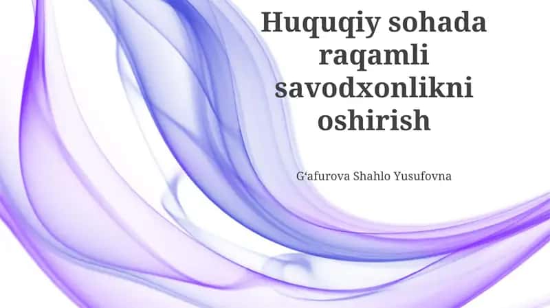 Raqamli Savodxonlikni Oshirish Strategiyalari