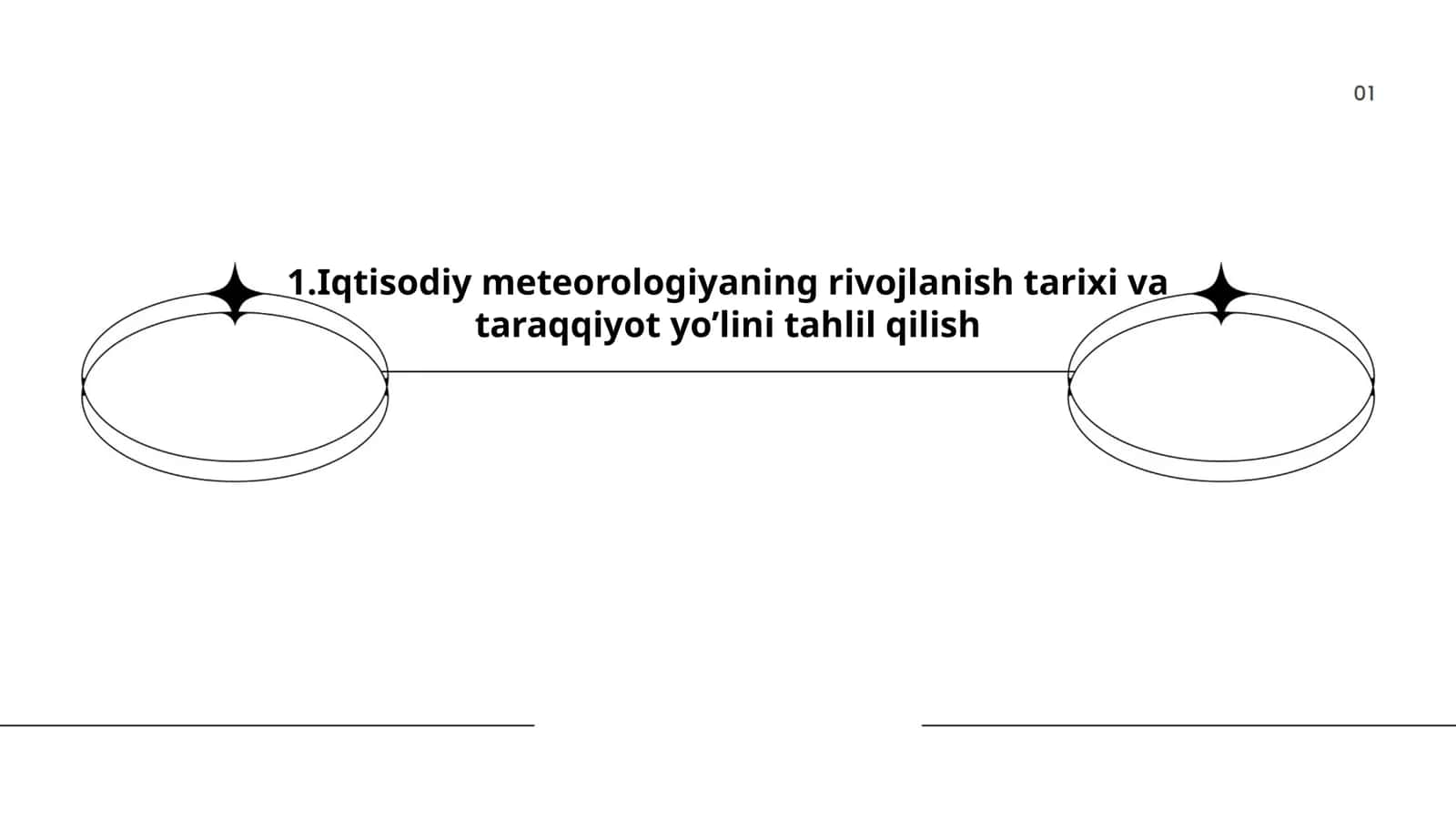 Iqtisodiy meteorologiyaning rivojlanish tarixi va taraqqiyot yo’lini tahlil qilish