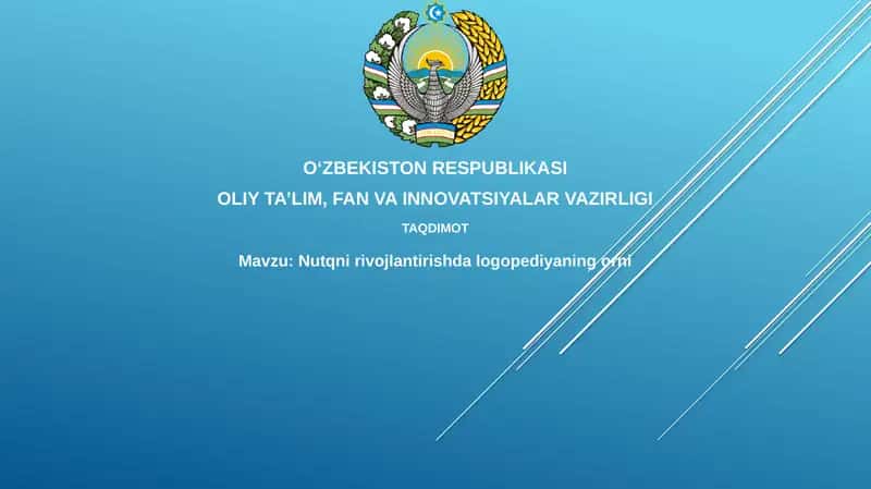 Nutq terapiyasi