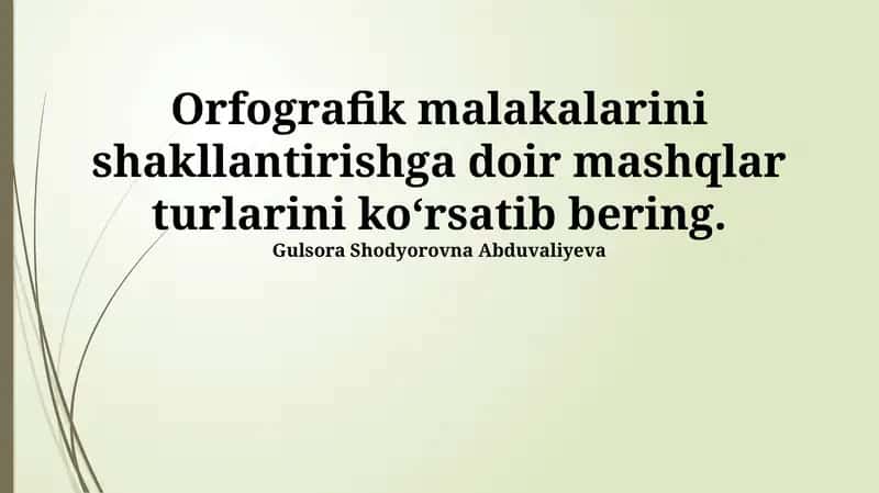 Morfemalarni ajratish va tahlil qilish