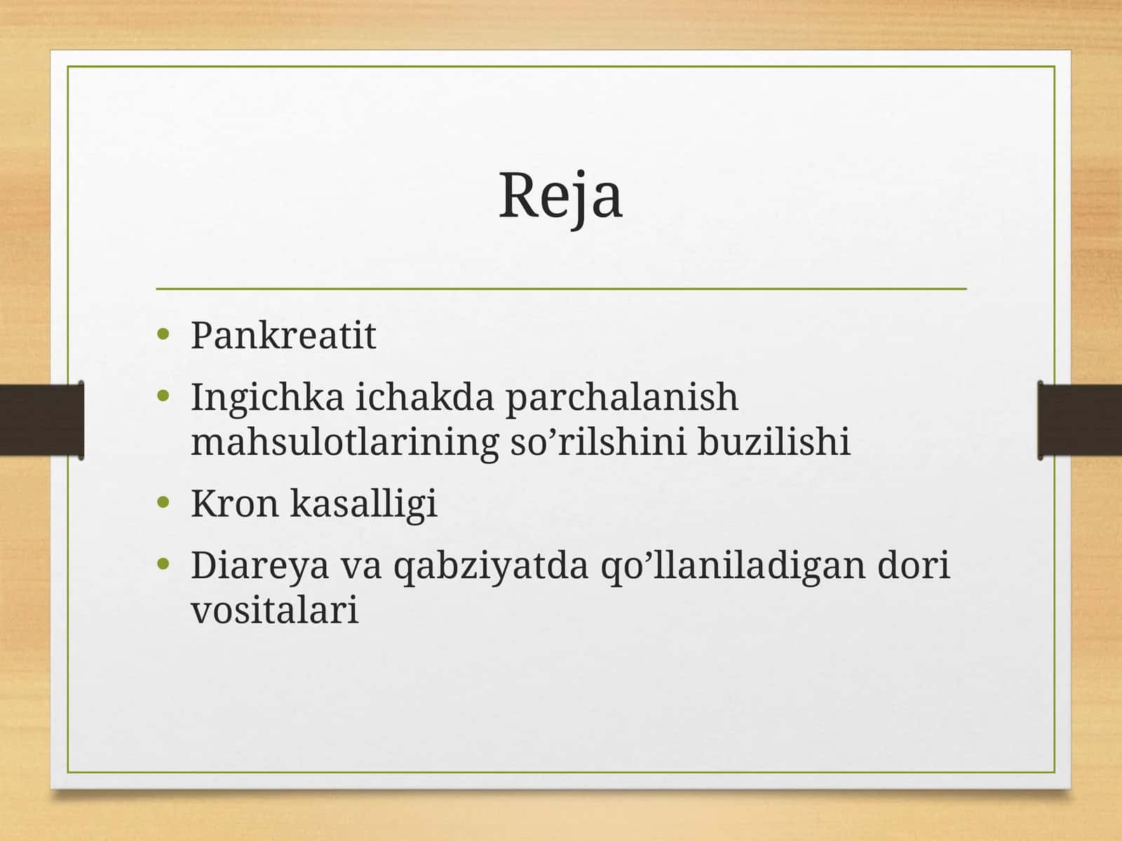 Pankreatit, kron, diareya