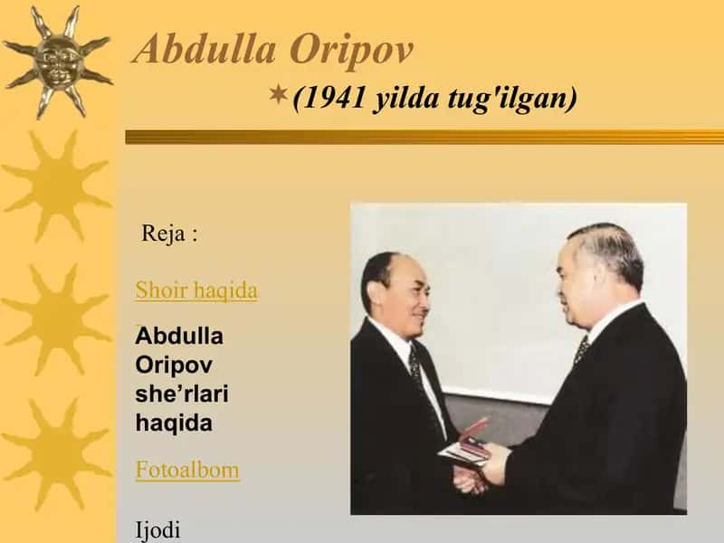 Abdulla Oripov