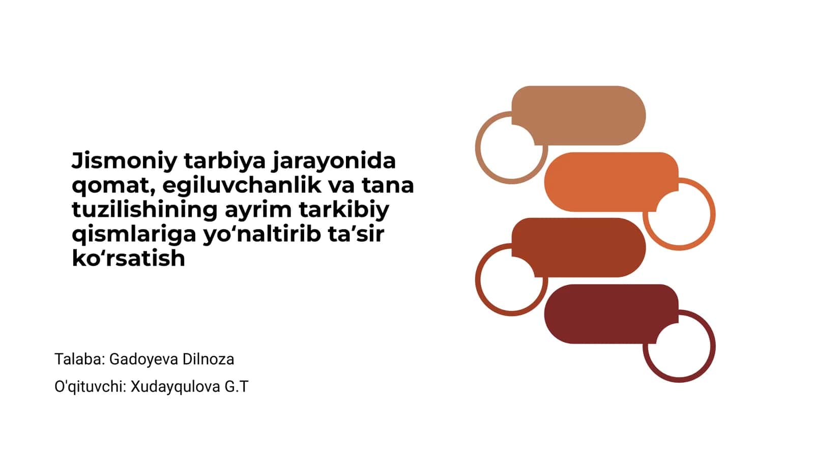 Jismoniy tarbiya va qomat nazorati