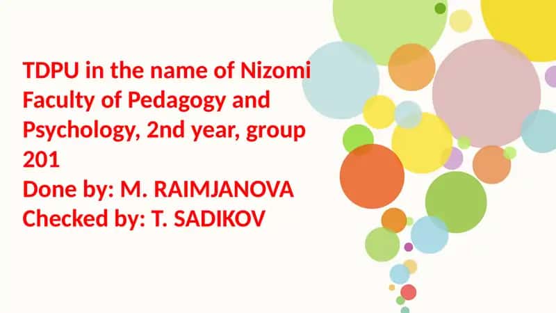 Nizomi nomli tadqiqot