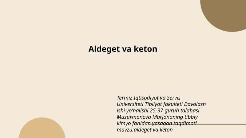 Aldeget va keton