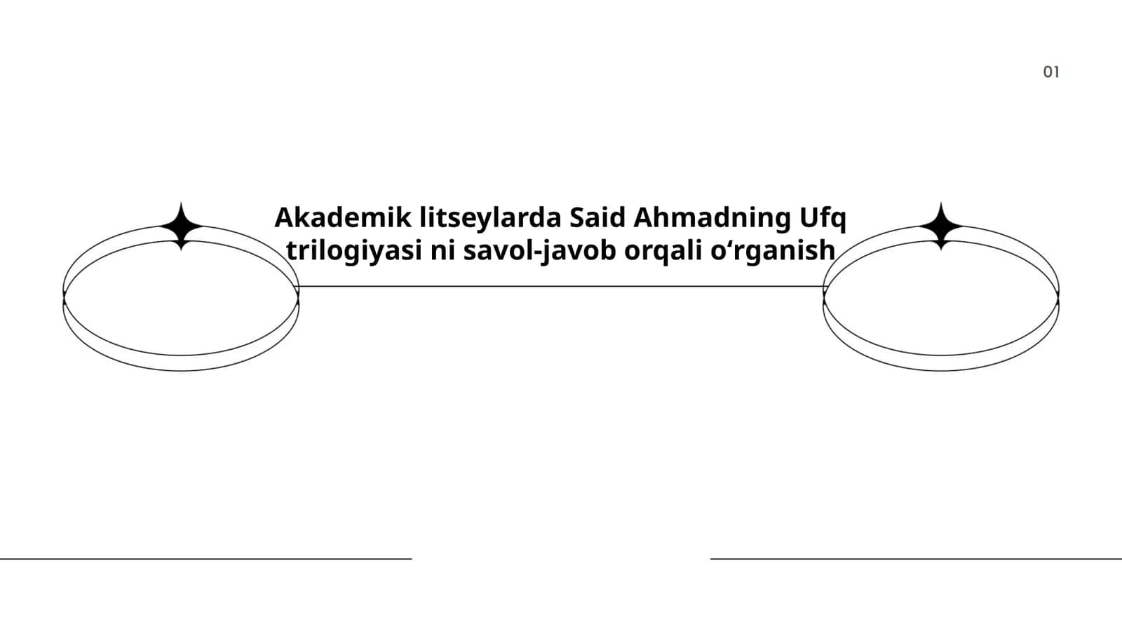 Akademik litseylarda Said Ahmadning "Ufq" trilogiyasini savol-javob orqali oʻqitish metodikasi