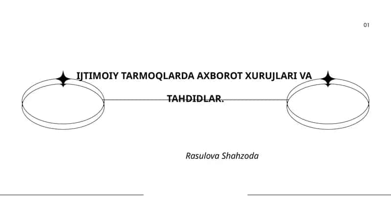 IJTIMOIY TARMOQLARDA AXBOROT XURUJLARI VA TAHDIDLAR