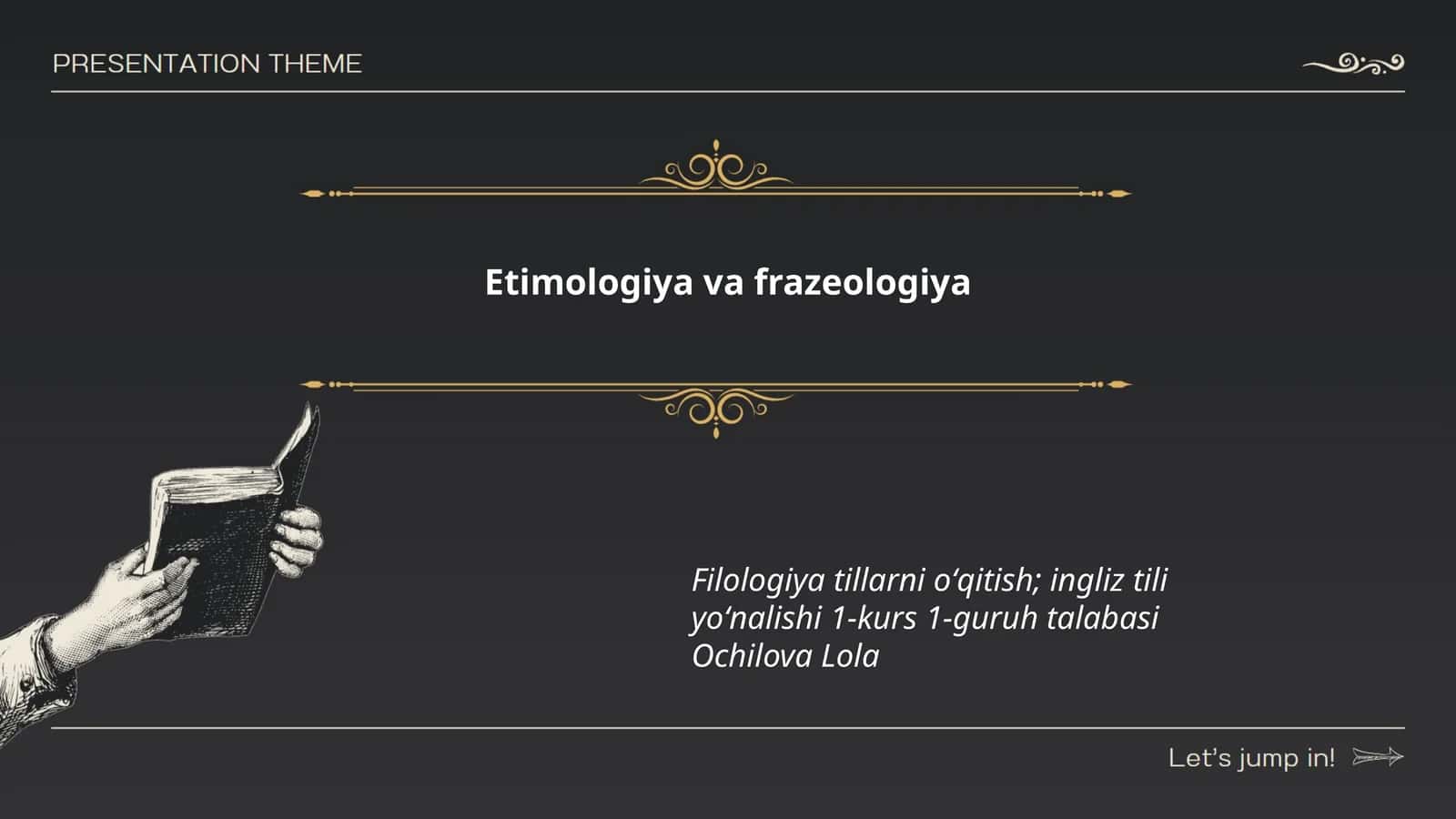 Etimologiya va frazeologiya