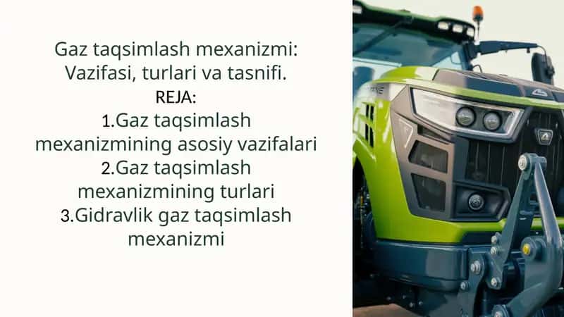 Gaz taqsimlash mexanizmi