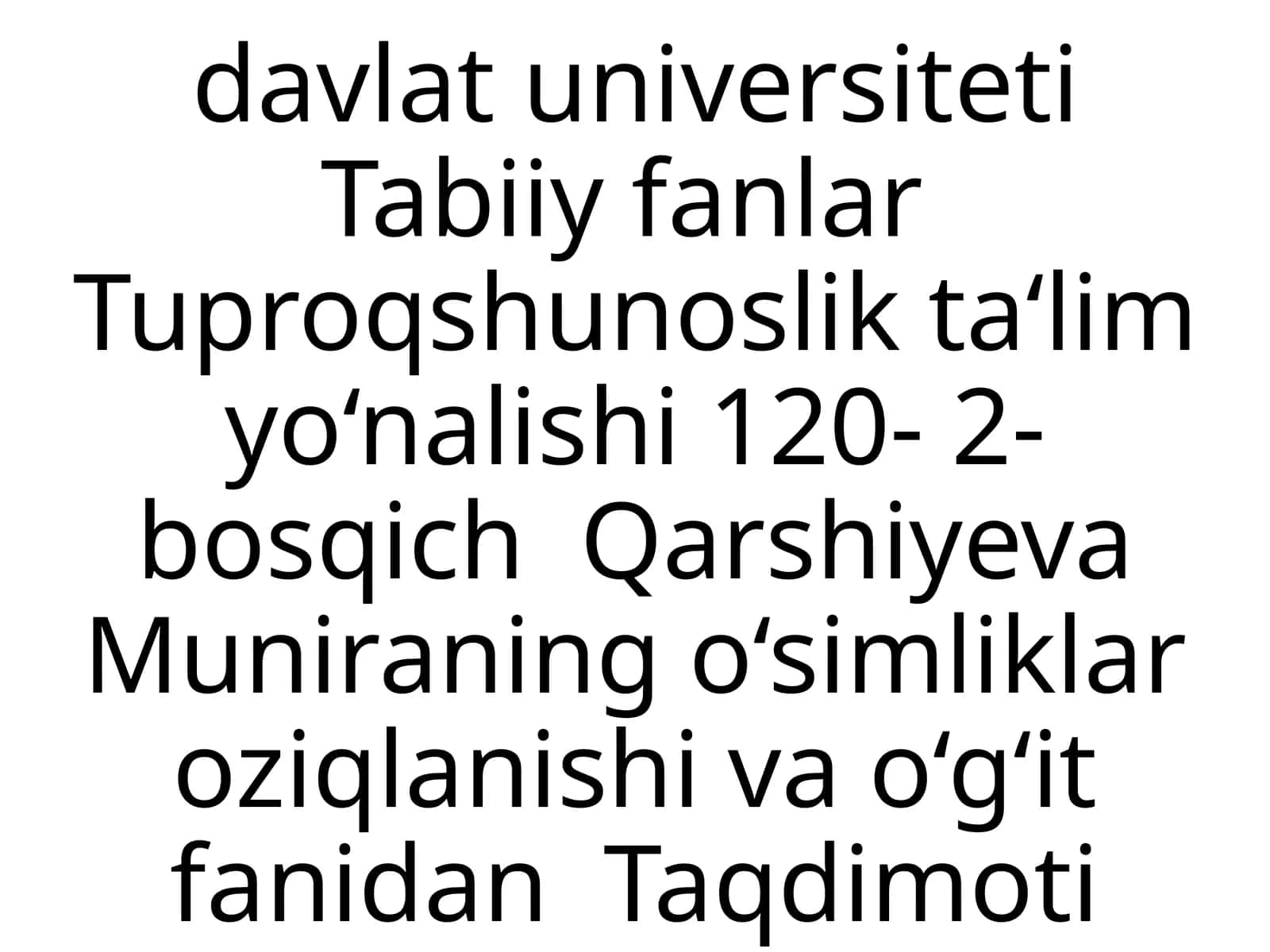 Tuproqshunoslik ta'limi