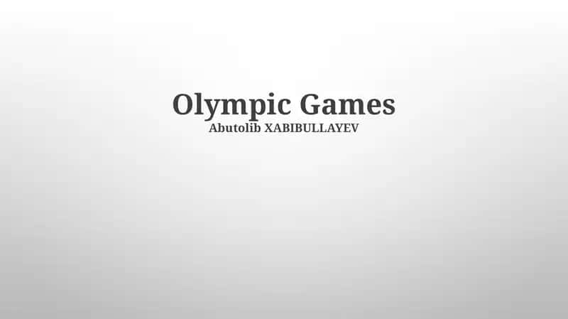 Olympic Games