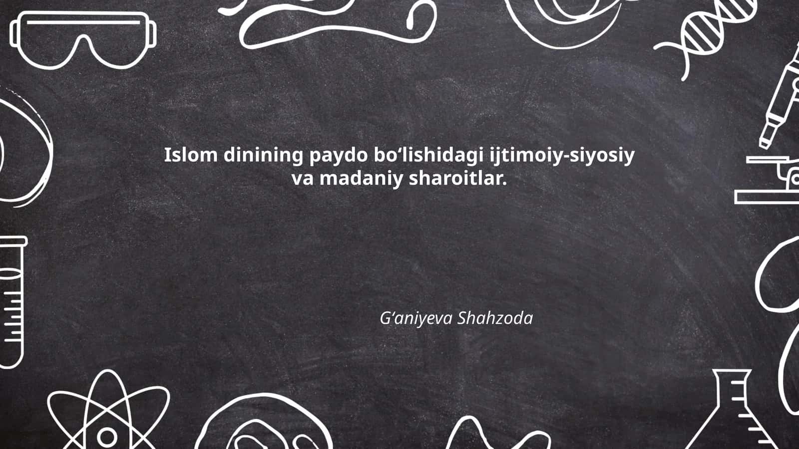 Arabiston yarim oroli va ibtidoiy jamiyat sharoitlari