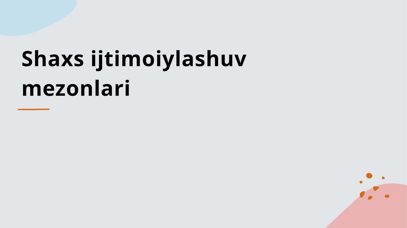 Shaxsijtimoiylashuvmezonlari