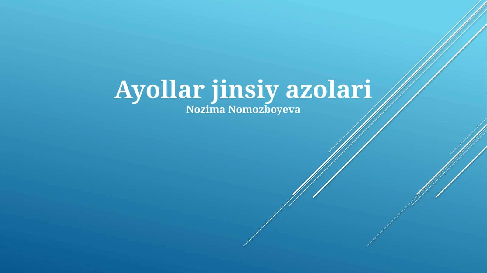 Ayollar jinsiy azolari