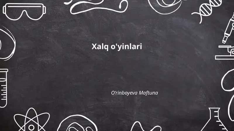Xalq o'yinlari