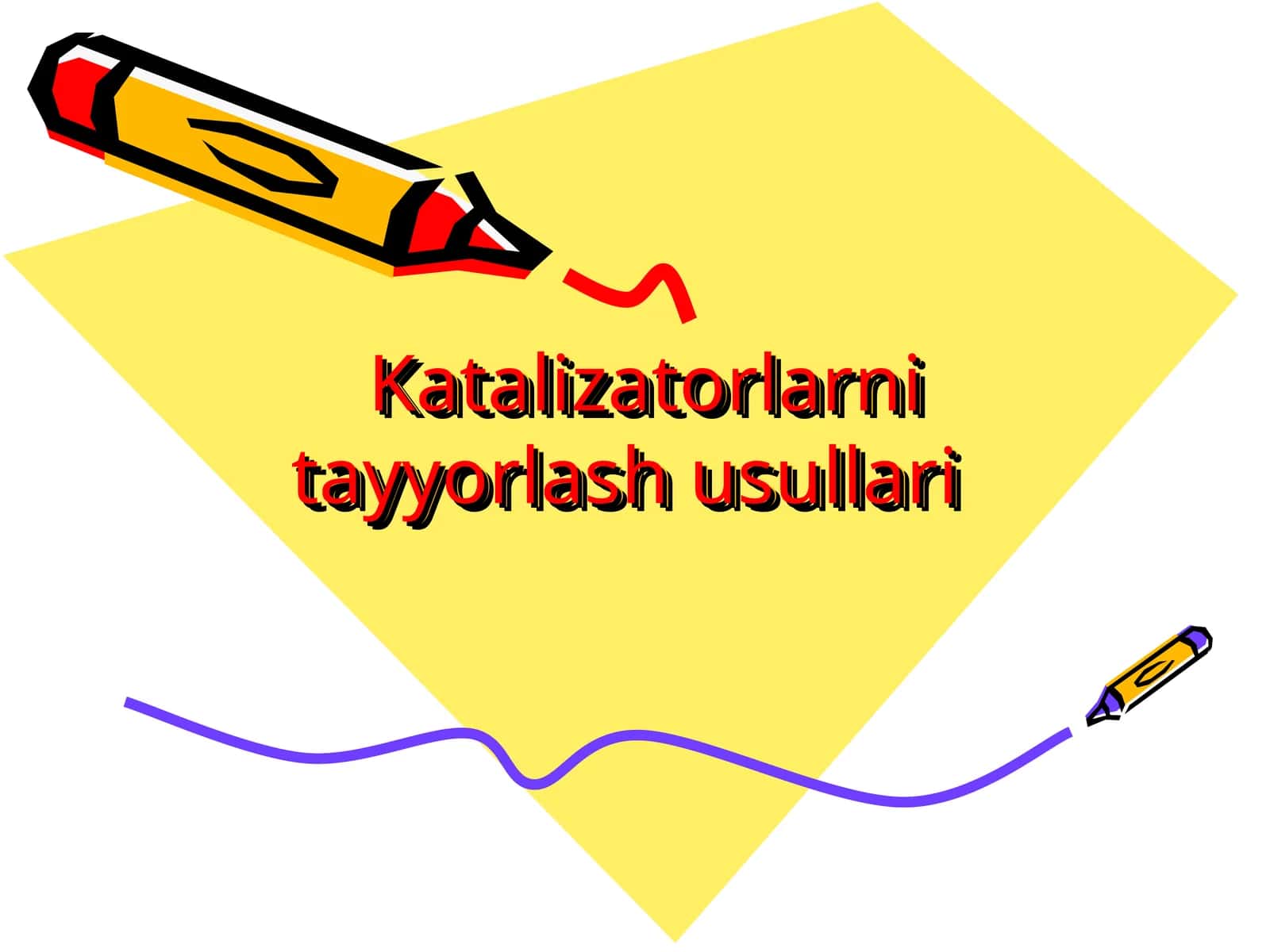 Katalizatorlarni tayyorlash usullari