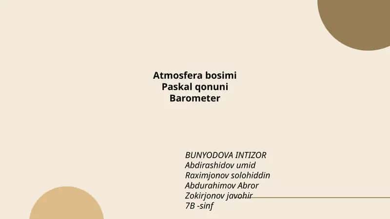 Atmosfera bosimi